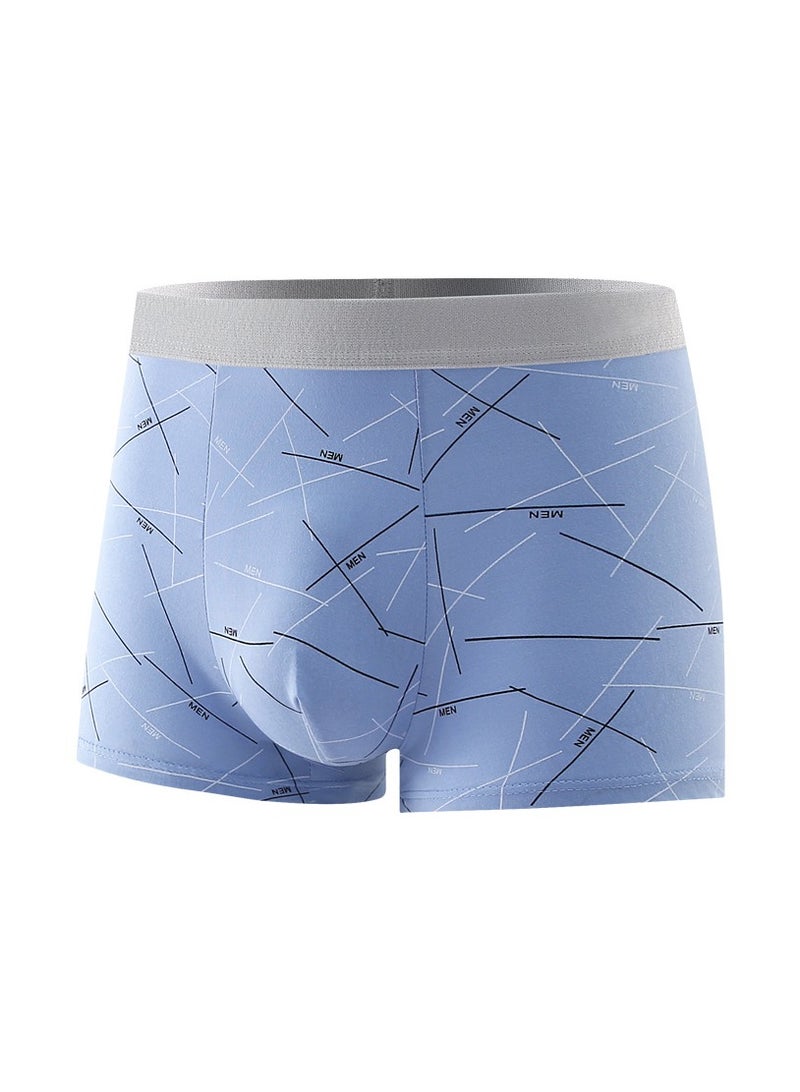 Boxed Men's Printed Breathable Four Corner Underwear Of 4 Pieces  - Image 2