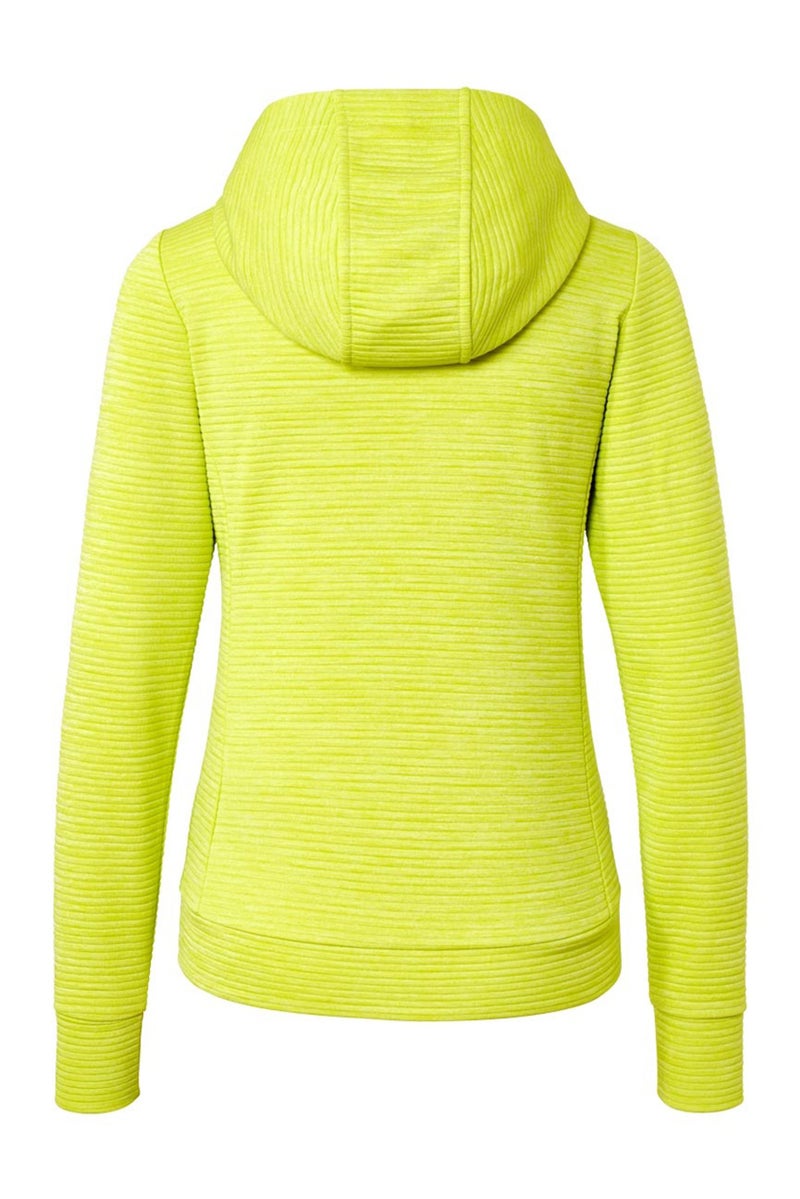 Tchibo Women Stripe Hooded Jacket, Lime Green  - Image 3