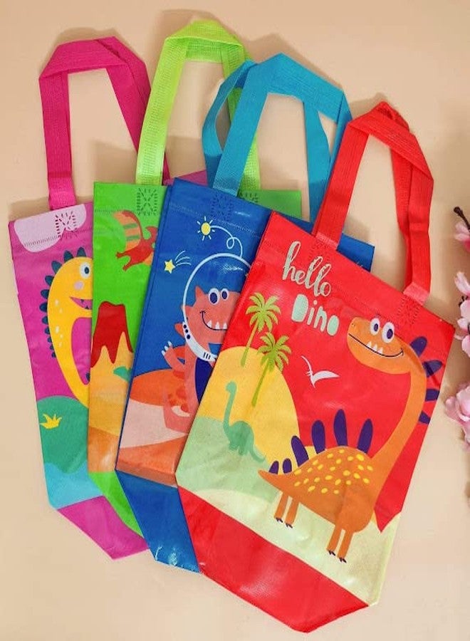 Tera13 TERA 13 Dinosaur Gifting Bags for Return Gifts (6 pcs) Non-Woven Carry Bag for Kids Multipurpose Bag, Birthday Return Gifts for Boys - Image 2