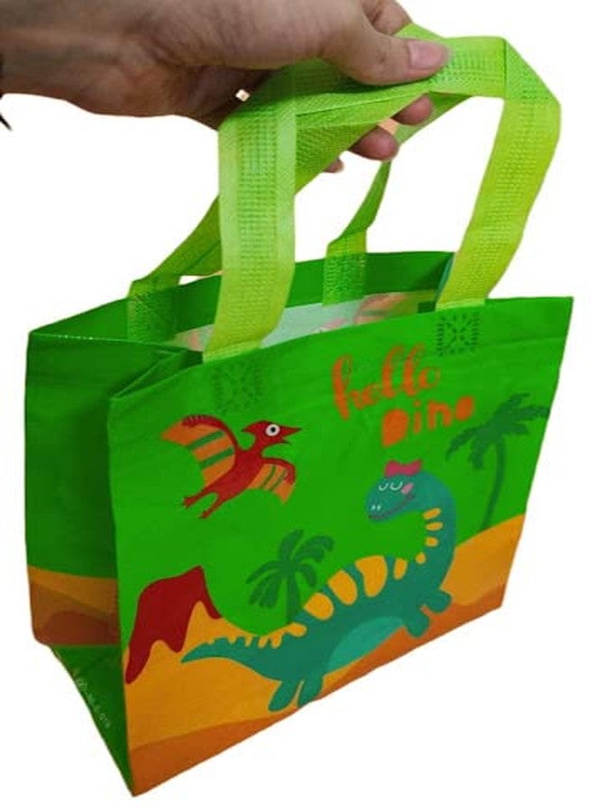 Tera13 TERA 13 Dinosaur Gifting Bags for Return Gifts (6 pcs) Non-Woven Carry Bag for Kids Multipurpose Bag, Birthday Return Gifts for Boys - Image 4
