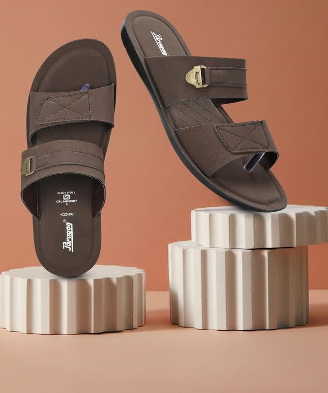 PARAGON PUK2240G Men's Slip On Sandals | Trendy Casual Slip-on Sandals with Cushioned Footbed and Durable Construction | Perfect for Everyday Casual Wear - Image 2
