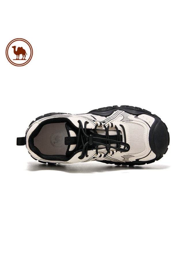 CAMELJEANS Camel Brand White Deer Style Women's Outdoor Hiking Shoes Ugly Cute Shoes Casual Sports Shoes P24a245634 Black And White Size 35 - Image 5