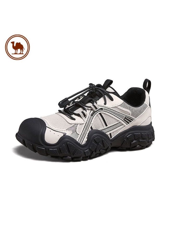 CAMELJEANS Camel Brand White Deer Style Women's Outdoor Hiking Shoes Ugly Cute Shoes Casual Sports Shoes P24a245634 Black And White Size 35 - Image 3