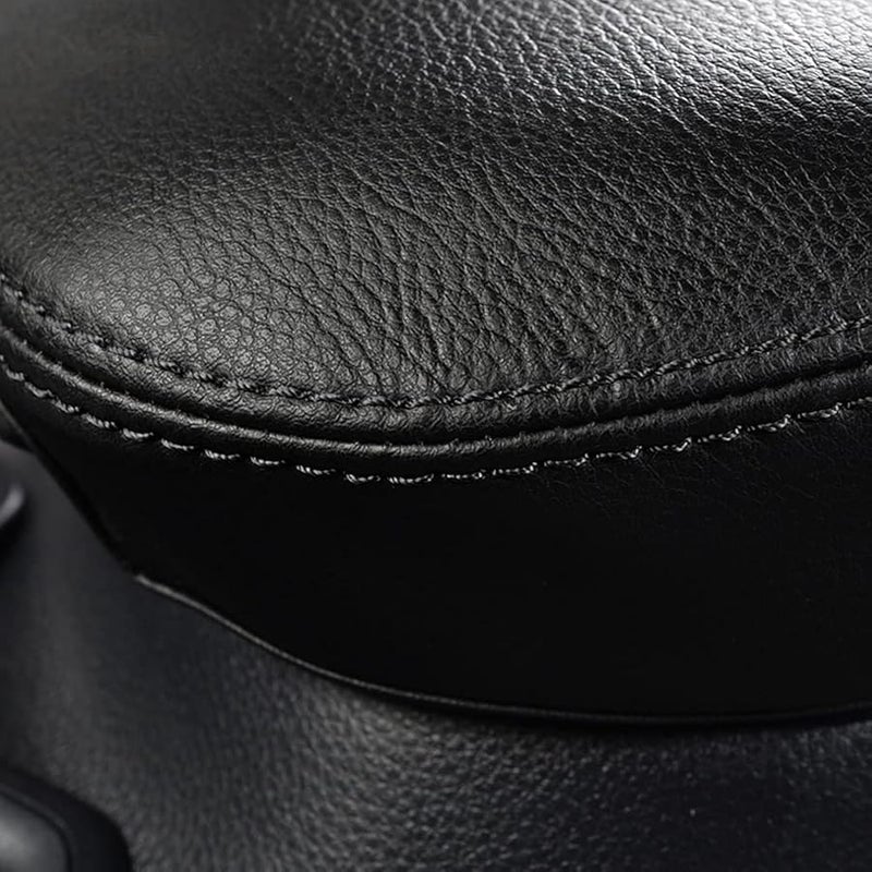 INTGET Center Console Armrest Cover for Toyota RAV4 Accessories 2023 2022 2021 2020 2019 Leather Middle Console Lid Cover Pad Protector Elbow Arm Rest Covering Car for RAV4 2022 Accessories(Black) - Image 5