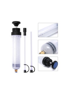 Generic Fluid Extractor 200CC Oil Extractor Pump Manual Suction Vacuum Plastic Automotive Syringe Pump Car Fuel Transfer 7oz Syringe Type Oil Pump  - Image 2