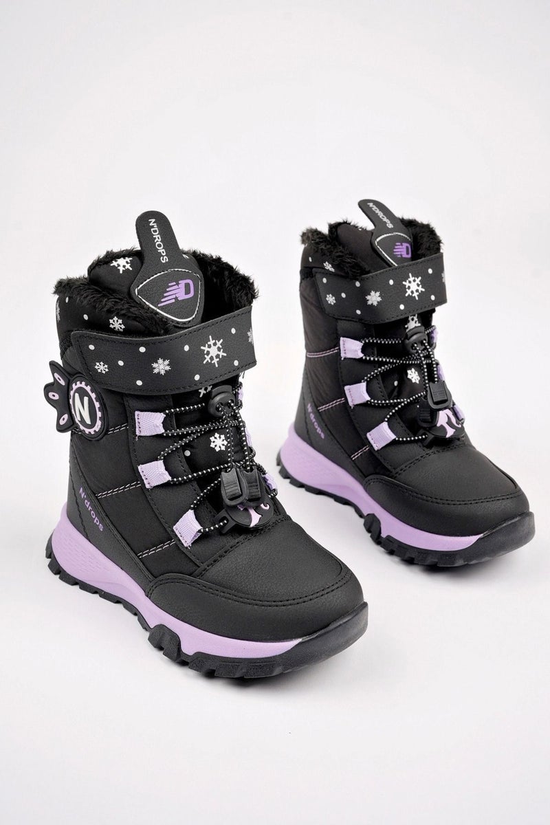 Mcdark Ndors Girls Fur Boots - Image 1