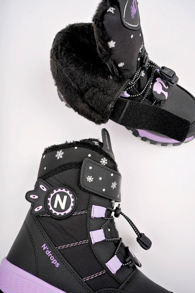 Mcdark Ndors Girls Fur Boots - Image 4