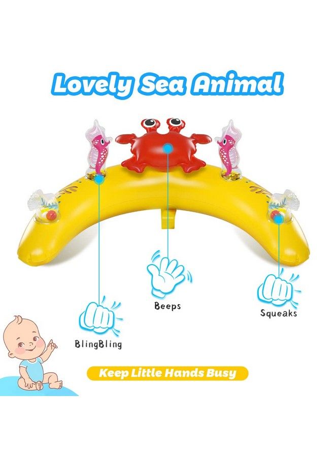 LAYCOL Baby Pool Float With Upf50+ Sun Protection Canopy & Toy Play Console For Infant Toddler Adjustable Safety Seat For 336 Months - Image 4