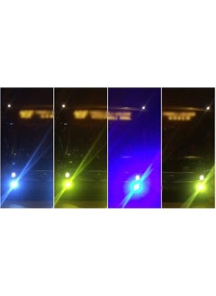 Eraks Car Accesories H4 Yellow White Blue 3 Color Flashing LED Xenon 12-24 Volt  - Image 3