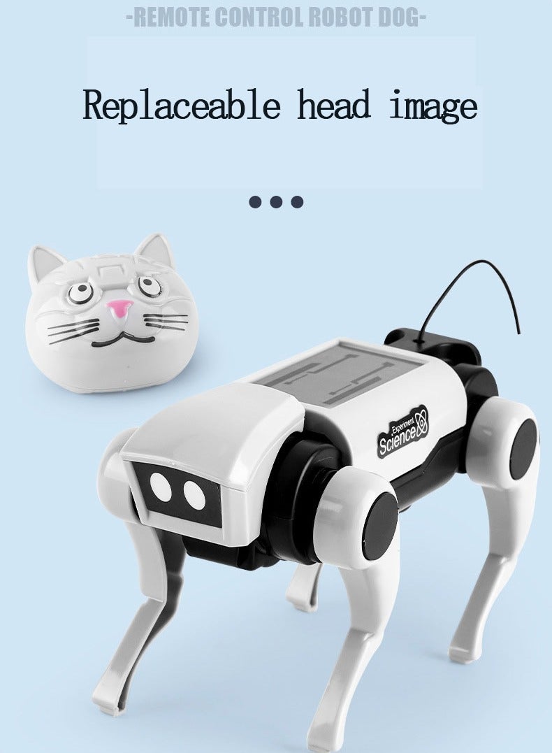 Reobrix Children's Remote Control Mechanical Dog and Cat DIY Assembly Kit Walking Mechanical Dog Pet Toy - Image 2