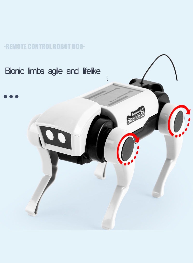 Reobrix Children's Remote Control Mechanical Dog and Cat DIY Assembly Kit Walking Mechanical Dog Pet Toy - Image 4