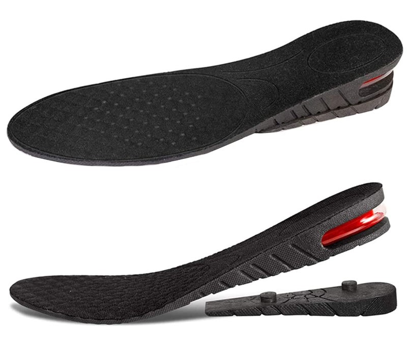 QUORYTH Height Increase Insoles 2-Layer Air up Shoe Lifts Elevator Shoes Insole 1.8 inches(4.5 cm) Heels Lift Inserts for Men and Women - Image 1