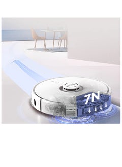 Uniorange Uniorange Robot Vacuum Cleaner i2 Ultra, Max. Suction 4000Pa, Low Noise 70dB, Self Cleaning Mop, Clean & Dirty 4L tank, 5200mAh 60W, Hot Air Drying for Mop, Electrolytic Water Sterilization  - Image 2