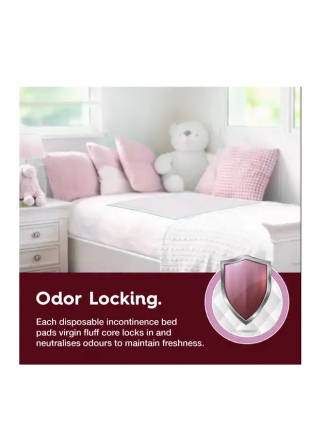Cute 'n' Cuddle Cute 'n' Cuddle 120 Pcs Disposable Changing Mat Pink 60cmX45cm With 120 Disposable Scented bags Red  - Image 4