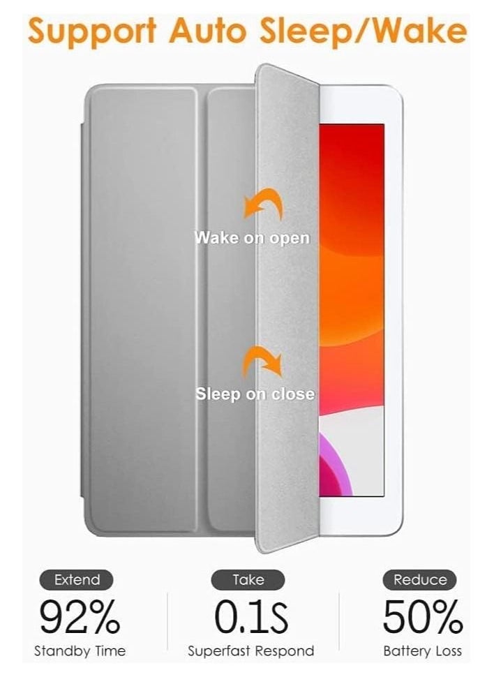 general iPad 9th/8th/7th Generation case (2021/2020/2019) iPad 10.2-Inch Case with Pencil Holder 【Sleep/Wake】 Slim Soft TPU Back Smart Magnetic Stand Protective Cover Cases - Image 4
