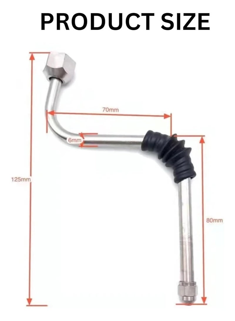 TEGRILO Steam Wand Coffee Machine Upgrade with Extra 3-Hole Tip Steam Nozzle Compatible With Delonghi EC680/EC685, Rancilio Silvia (V1/V2) - Image 2