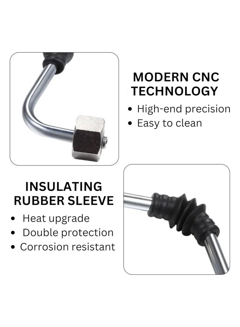 TEGRILO Steam Wand Coffee Machine Upgrade with Extra 3-Hole Tip Steam Nozzle Compatible With Delonghi EC680/EC685, Rancilio Silvia (V1/V2) - Image 5