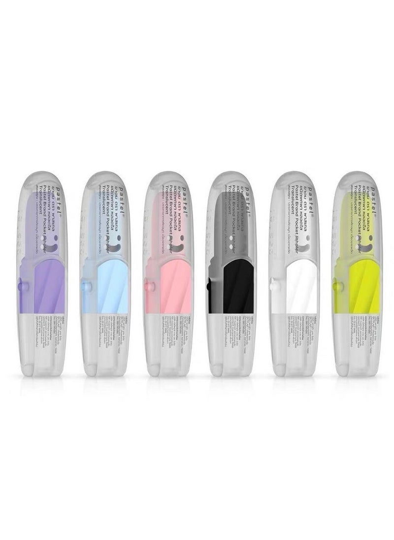 6-PACKS Thai Mint Flavored Nose Cooling Sticks, Magic Nasal Decongestant, Natural Herbal Medicine, Refreshing While Driving, Can Improve Concentration and Provide a Refreshing and Cooling Feeling - Image 1