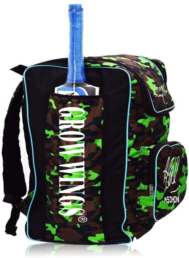 Grow wings Cricket Kit Bag Light Weight Kit Bag for Cricketer (GREEN) - Image 2