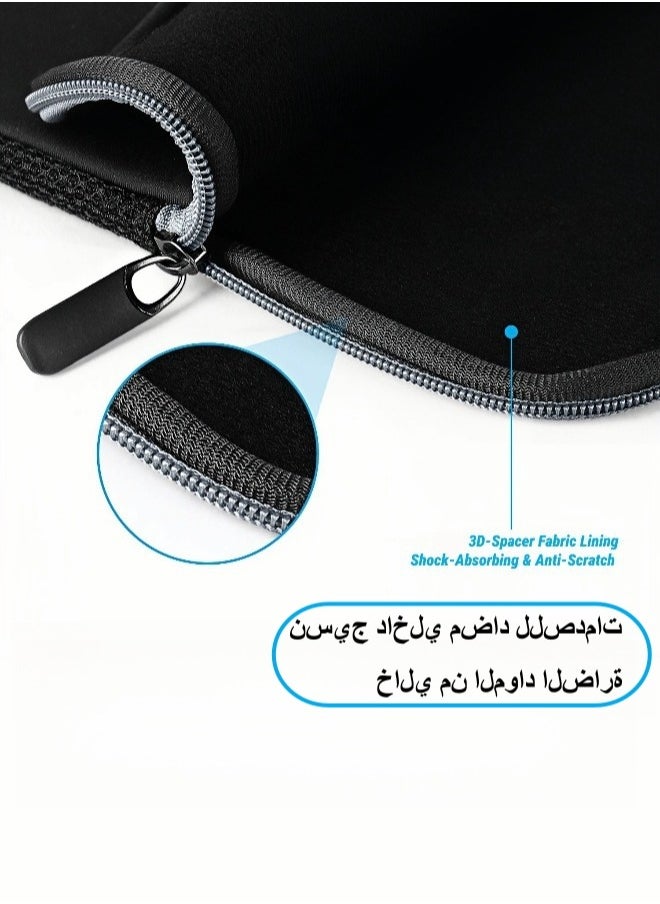 ARUWA Laptop Sleeve 13 Inch Cover Protective Case Compatible with Apple MacBook Air 13.3 Inch Mac Pro M1 Surface Lenovo Dell HP Bag Computer Pouch Accessories Travel Carrying Case Neoprene  - Image 3