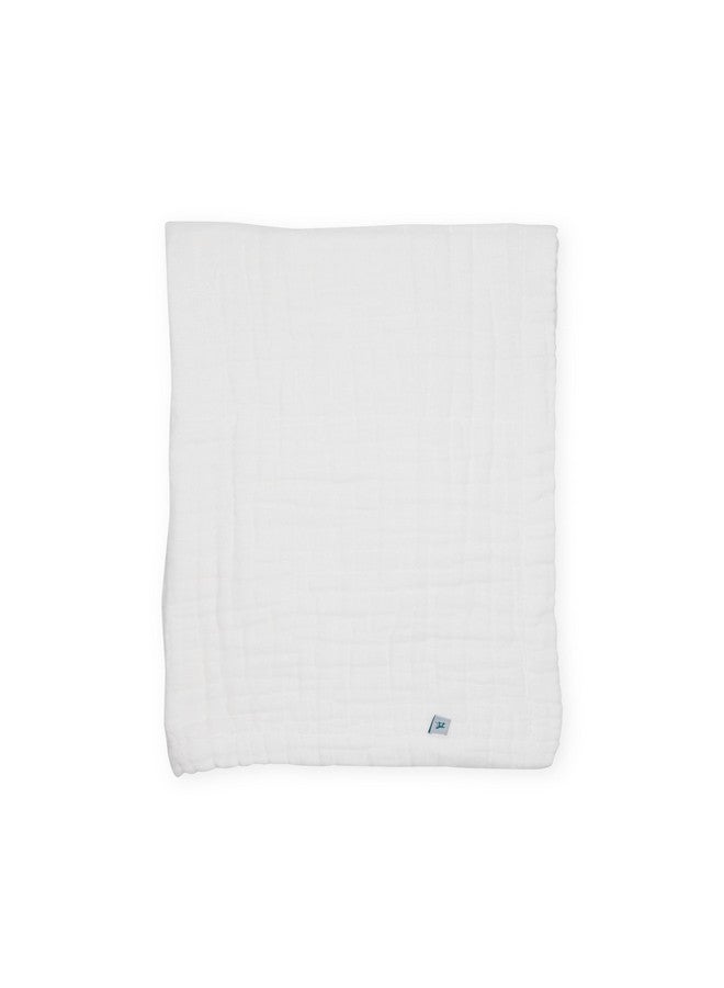 Little Unicorn 100% Certified Organic Newborn Receiving Quilt | Ultra- Soft, Multi-Layered Muslin Fabric | Gift for Newborns & on-The-go (White) - Image 1