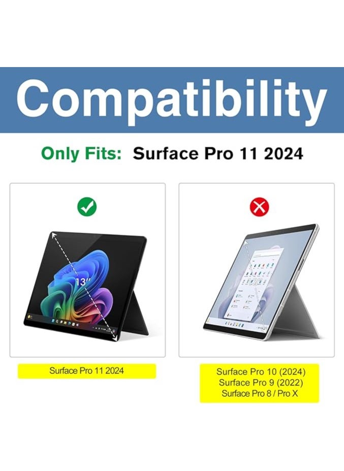erorex Screen Protector for Surface Pro 11 13 Inch 2024, Anti-Spy Tempered Glass Film Guard for 13" Surface Pro 11 2024 Release  - Image 5
