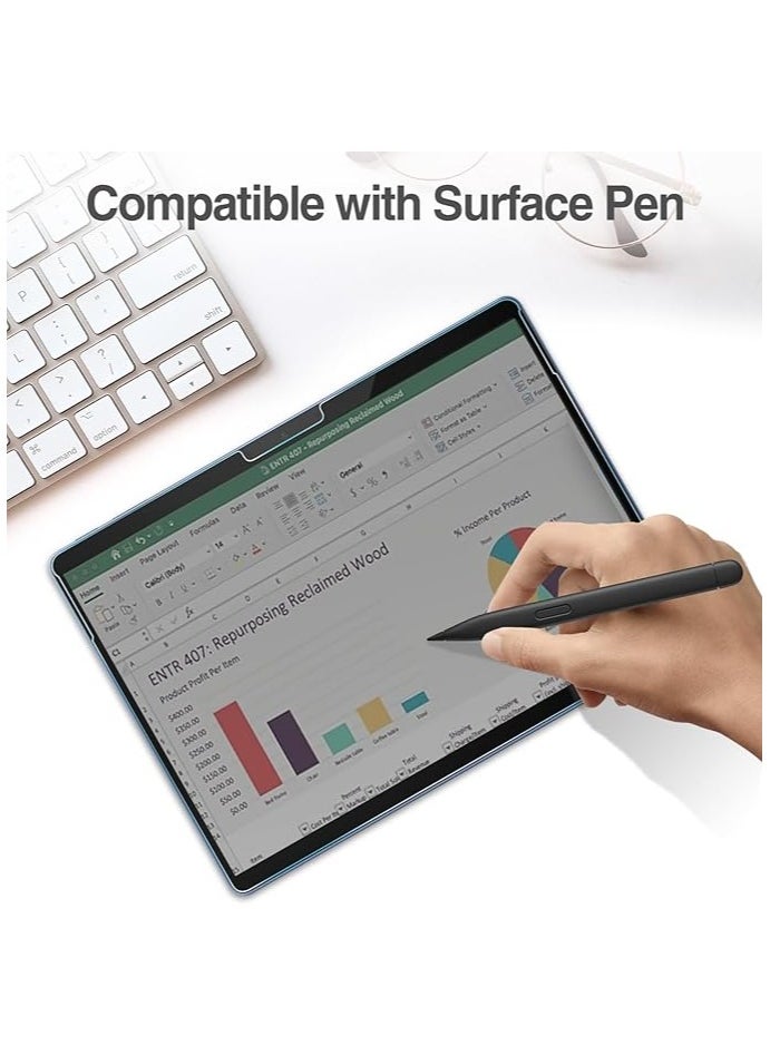 erorex Screen Protector for Surface Pro 11 13 Inch 2024, Anti-Spy Tempered Glass Film Guard for 13" Surface Pro 11 2024 Release  - Image 2