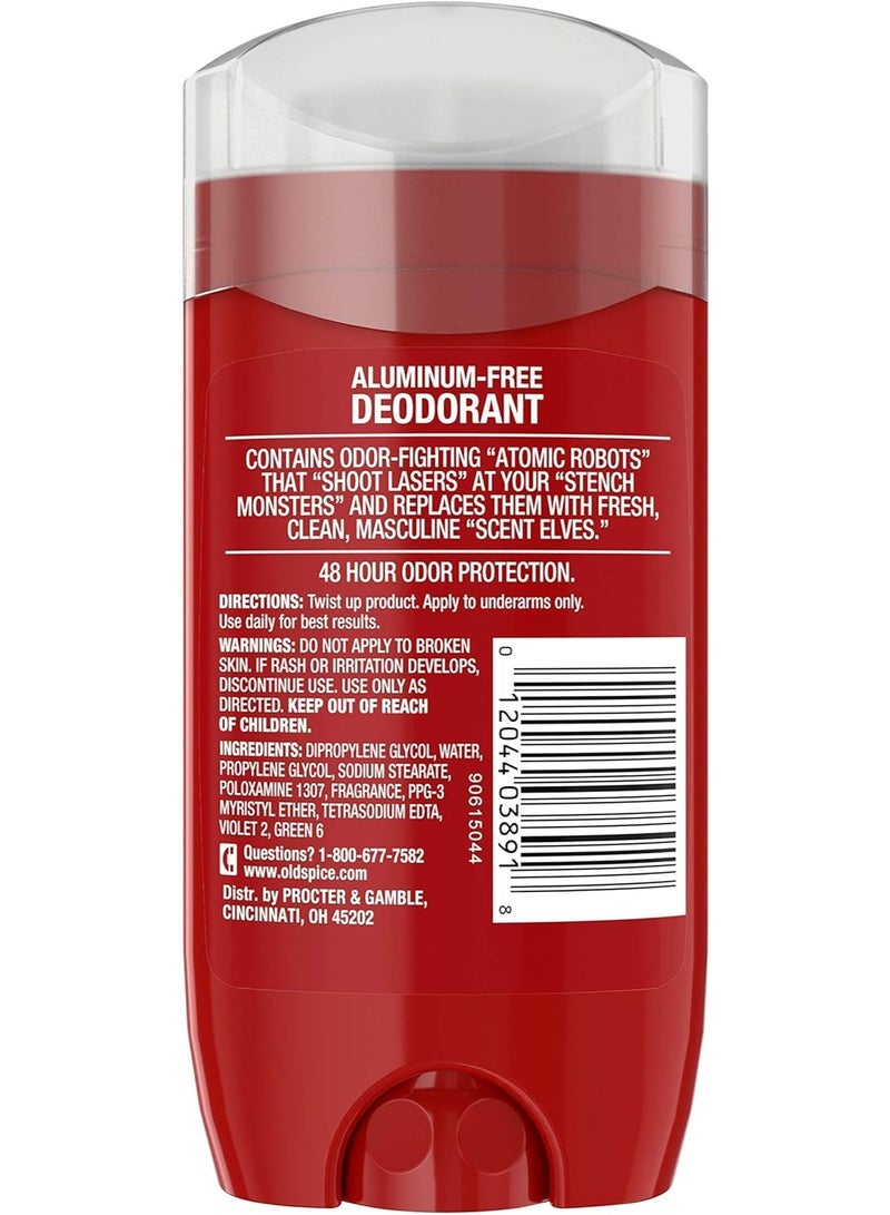 Old Spice Aluminum Free Deodorant For Men High Endurance, Pure Sport - Pack of 3 - Image 3