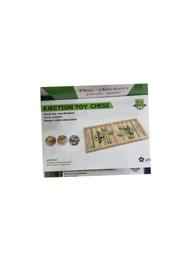 Premium Wooden Ejection Toy Chess Soccer Game Board – Fast Sling Puck Football Battle Game for Kids and Family - Image 2