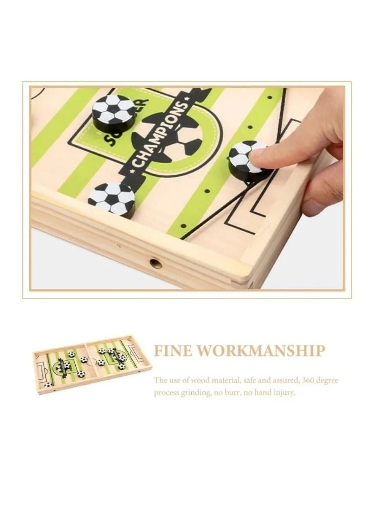 Premium Wooden Ejection Toy Chess Soccer Game Board – Fast Sling Puck Football Battle Game for Kids and Family - Image 5