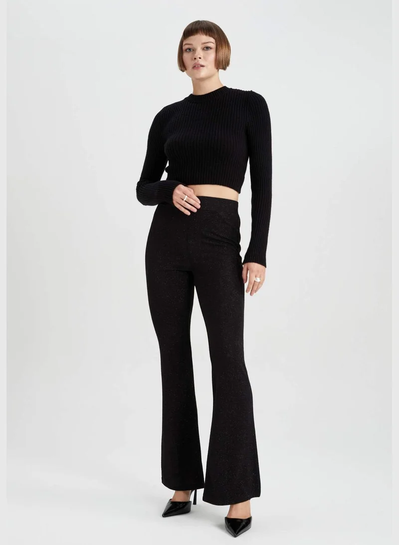 DeFacto Woman Crew Neck Long Sleeve Tricot Pullover