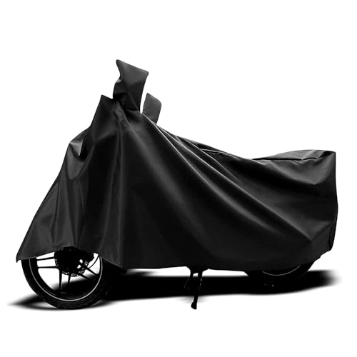 Sulfar Water Resistant Universal Bike Cover UV Protection & Dustproof Bike Body Cover for Royal Enfield Bullet Bike (Black) - Image 1