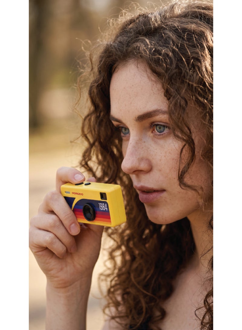 porodo Memo II Thumb-Sized Digital Camera / Mini HD Video Camera / 1080P Recording / TF Card Support up to 128GB / Built-In Fill Light & Microphone / Portable Pocket Camera - Yellow - Image 4