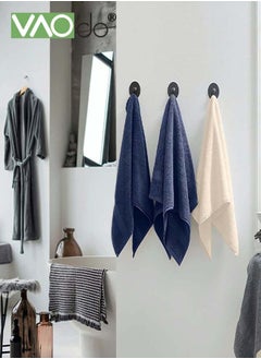 VAOdo 2PCS Cotton Towels, Skin-Friendly Soft Quick Dry Towel Set, Highly Absorbent Thick Towels Moisture Luxurious Bathroom Towel Set, Housewarming Gift for Men and Women  - Image 4