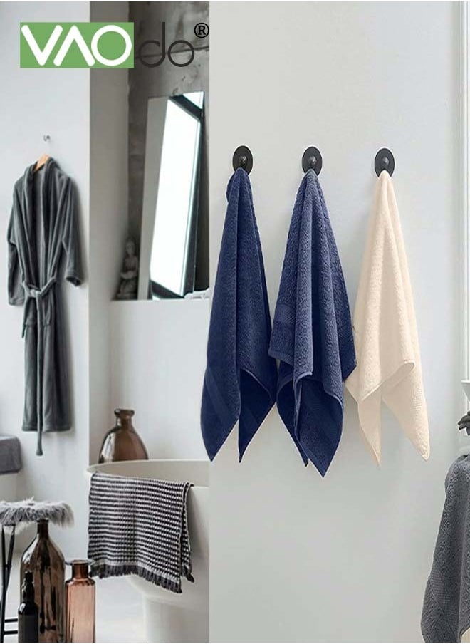 فاو دو 2pcs مناشف القطن ، مجموعة المناشف الجافة السريعة الصديقة للبشرة ، مناشف سميكة للغاية رطوبة منشفة الحمام الفاخرة ، هدية هومينغنغ للرجال والنساء  - Image 4