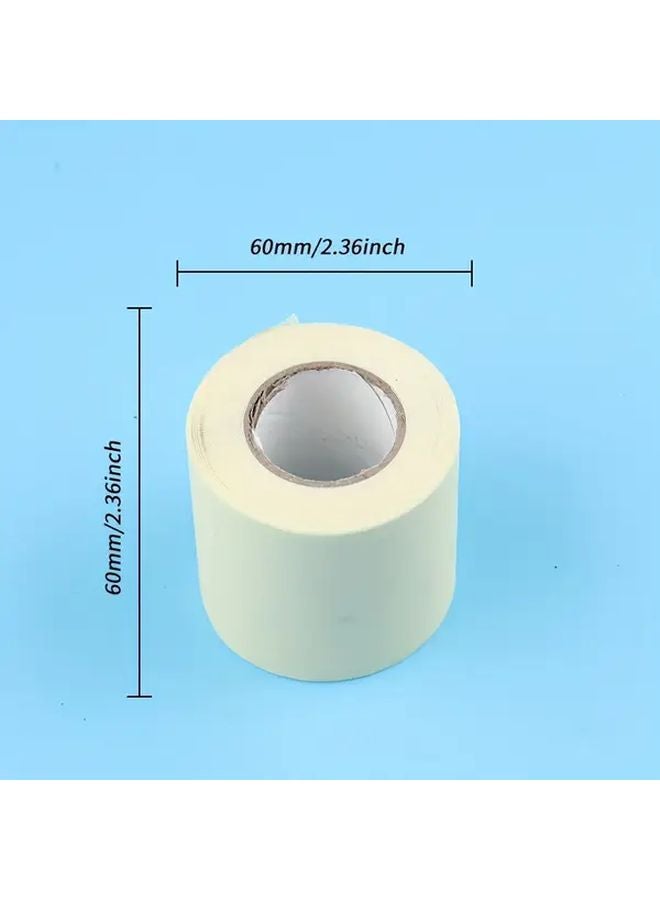 6 لفات شريط لاصق أنابيب PVC الأبيض لمكيفات الهواء مقاوم للزيت ومضاد للتسرب بعرض 2-4 بوصة - Image 4