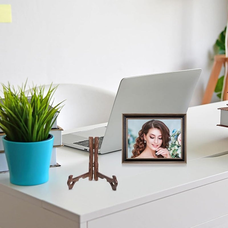 حامل عرض خشبي حامل لوحات للوحات الصور اللوحات المنزلية متجر المنضدة - Image 5