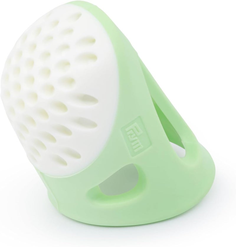 Dritz Soft Comfort Thimbles, Medium, Green, 12 pc - Image 2