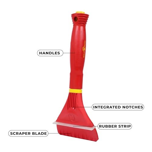 WOLF Garten WOLF-Garten 71AQA003650 Multi-Function Snow Shovel Ice Scraper with Anti-Freeze Handle for Garden, Outdoor & Car, 10 cm Working Width - ISMZM 015 - Image 4