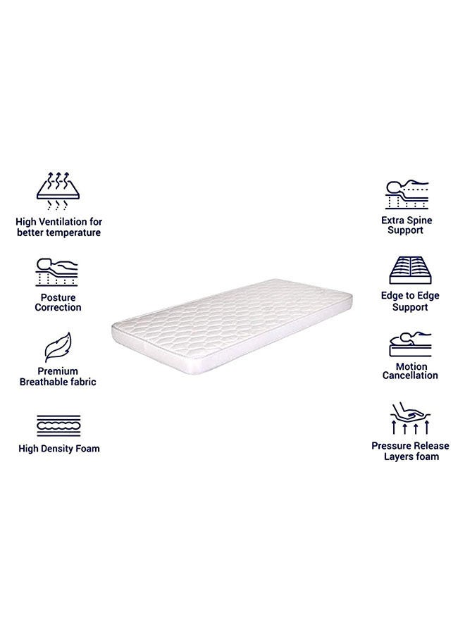 جالاكسي ديزاين مرتبة جالاكسي ديزاين الطبية مقاس مفرد لون أبيض 190x17x90 سم - Image 2