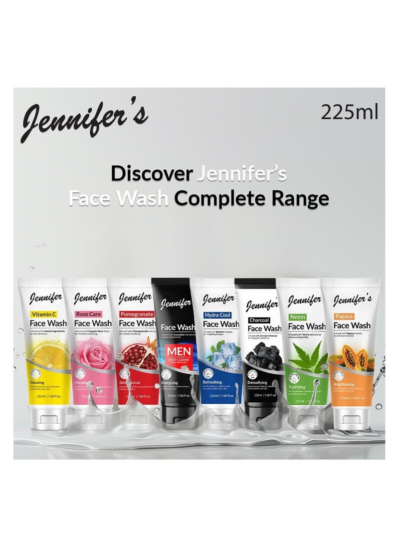 Jennifer's Face Wash Vitamin C Lemon 225 ML - Infused with natural extracts for clear dullness,Glowing,Gently Cleanses,evens skin tone and clarifies your skin,all skin type - pzsku/Z95DE09EAB7C2B5FE310FZ/45/_/1731054760/2307fefa-8e06-4896-b99e-cec009a2e808