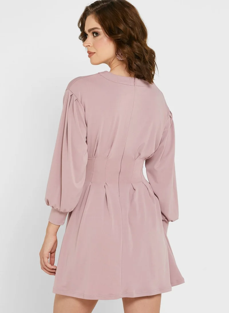 ELLA Puff Sleeve Dress