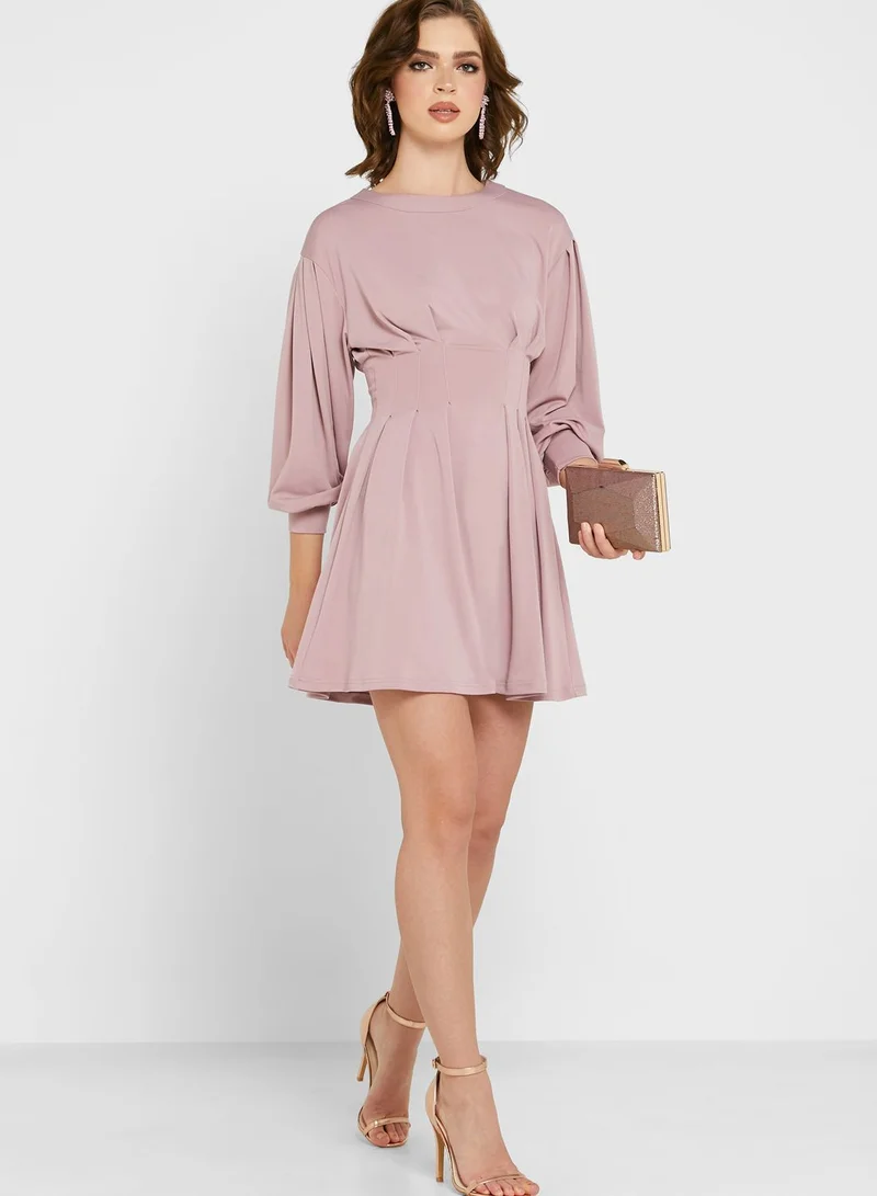 ELLA Puff Sleeve Dress