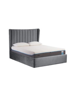 Hampton Ottoman Bed 160x200cm Queen size Bed in Grey Color