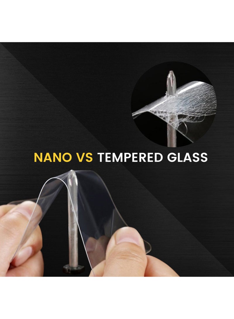 دبليو تيك واقي شاشة سيراميك غير لامع 9D لهاتف سامسونج جالاكسي2022  S21 FE 5G شفاف / أسود - Image 4