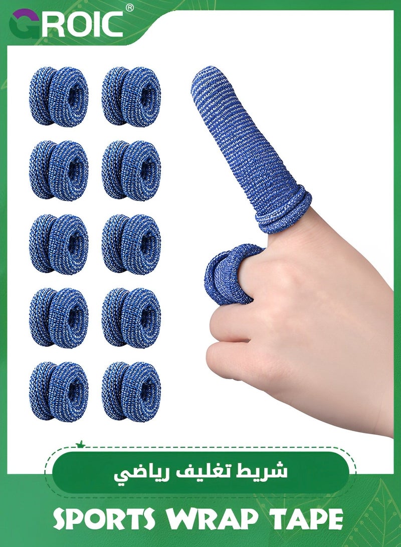GROIC 10 Pcs Finger Cots,Finger Protectors for Tips, Breathable Bandages,Fitness Bandages,Finger Stall Work Kitchen Protection - Image 1
