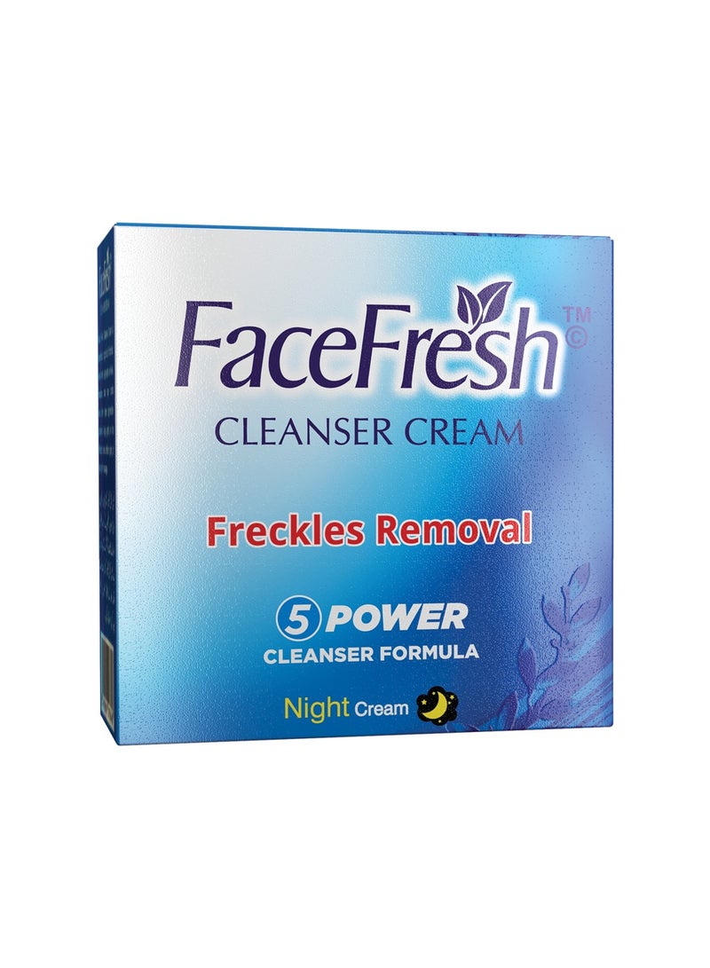 Face Fresh Cleanser Cream for Face - Treats Scars, Freckles, Skin Texture - Best Results with All Skin Types 7g - Image 1