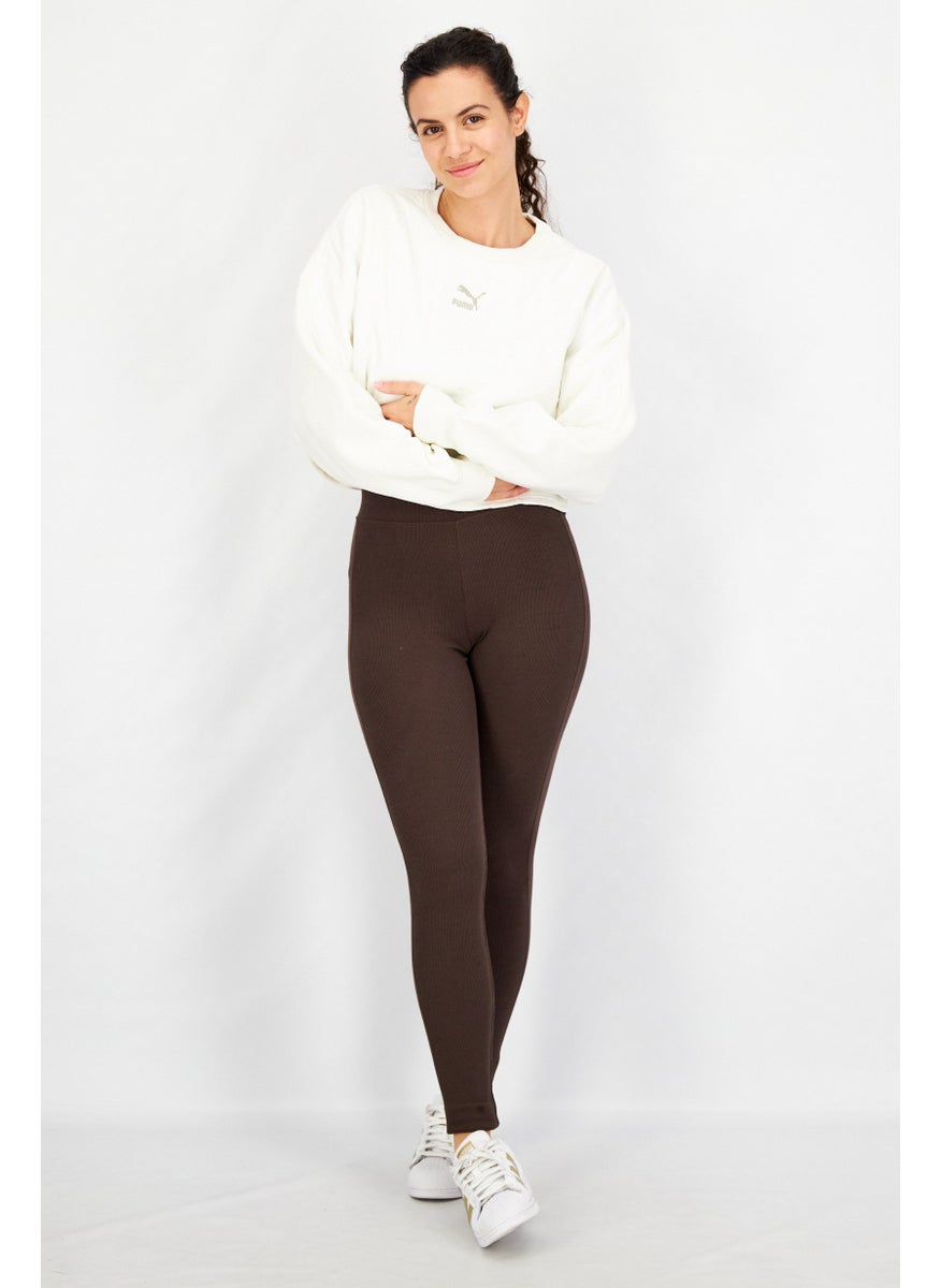 PUMA Women Sportswear Fit Long Sleeve Training Top, Off White  - Image 2