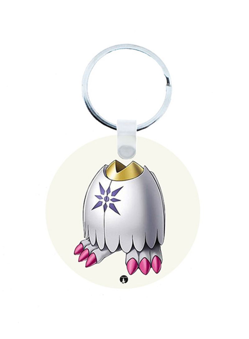 RKN The Digimon Anime Wooden Keychain