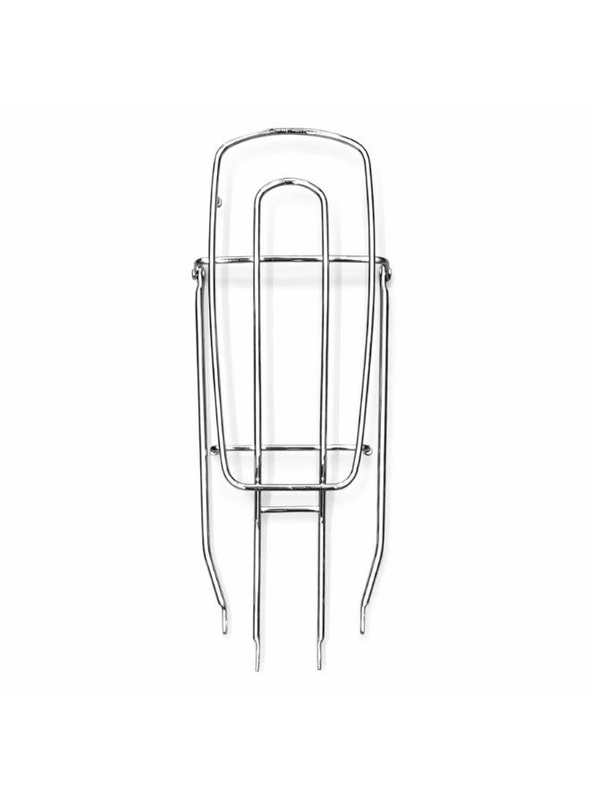 Fukukawa Bicycle Rear Carrier Rack Heavy Duty Metal Cycle Luggage Carrier with Mounting Support for MTB Road Bike City Bike Silver - Image 1